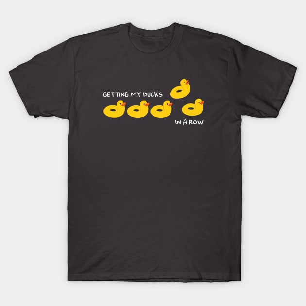 Ducks In A Row T-Shirt by katelein